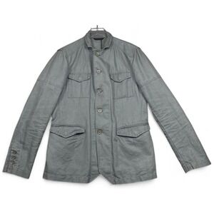 Messagerie Patrizio Piscagalia Jacket Gray 50 US 40 Linen Cotton